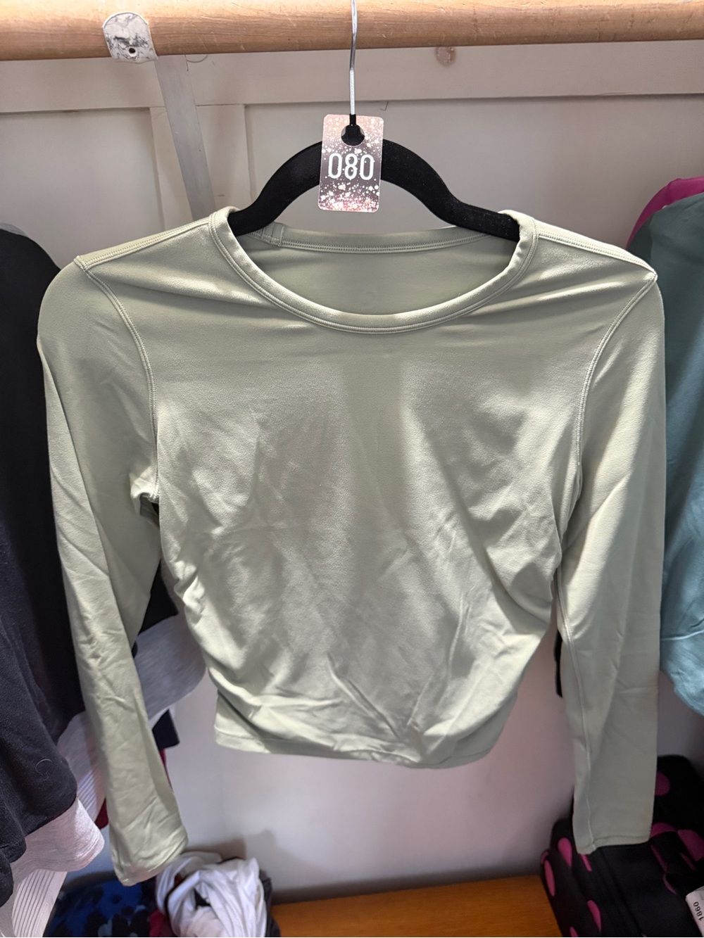 080 lululemon athletica all it takes Long-Sleeve Top in Sage